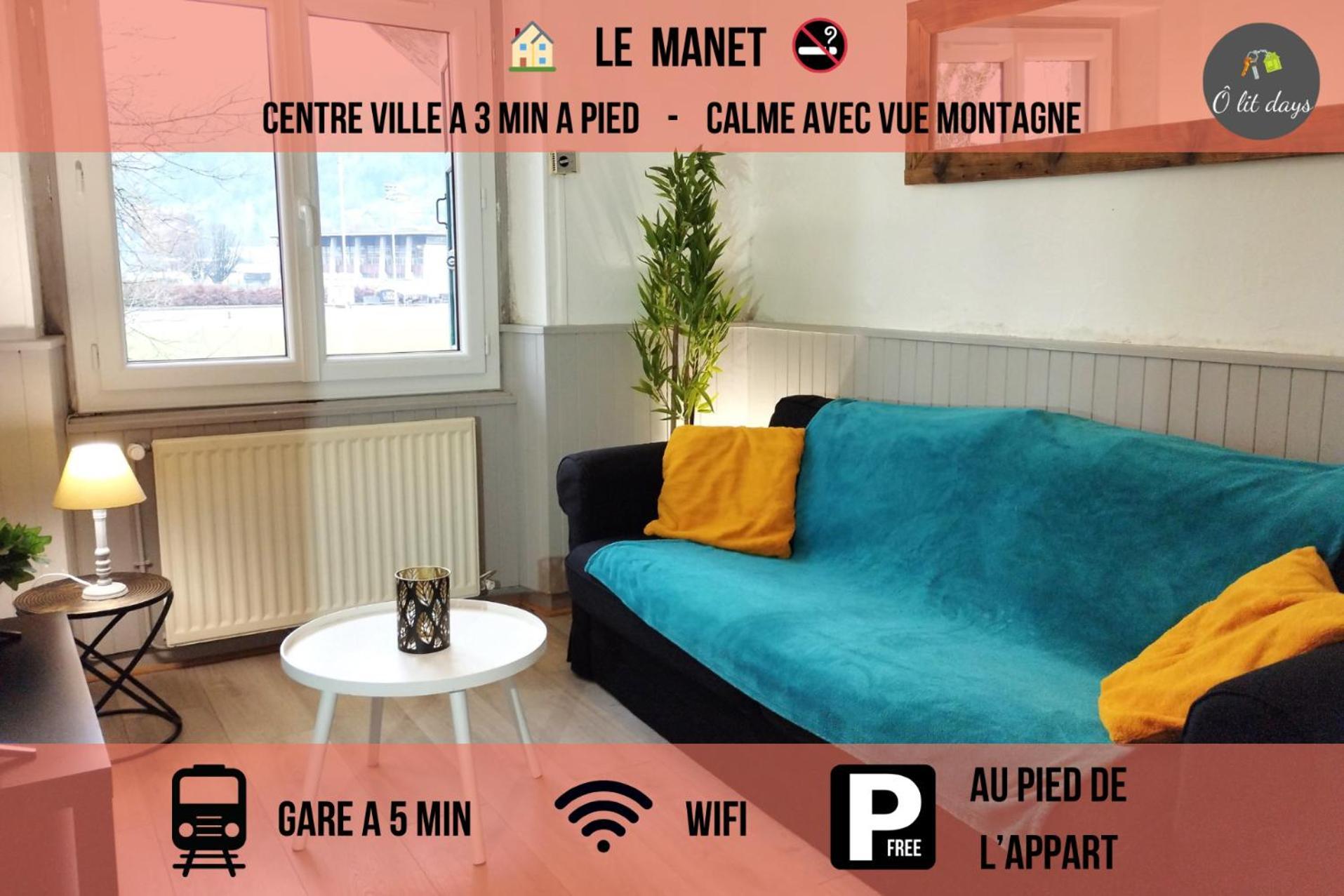Le Manet - Appartement Proche Centre Ville - Parking Gratuit Bonneville Exteriér fotografie